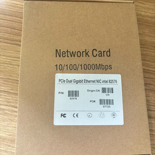 请议价-全新Intel 82576双口千兆PCIe网卡 软路由/服务