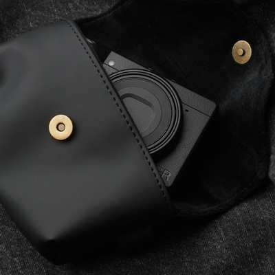 【现货】GR3相机手拿包 加绒防磨磁吸扣设计GR3X黑卡RX100佳能G7X