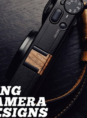 【King原创】理光GR3热靴盖 gr3x木质热靴盖沉贵宝核桃木GRIIIX