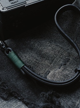 【现货】相机腕带细牛皮卡扣款复古GR3理光GRIIIX黑卡佳能G7X通用