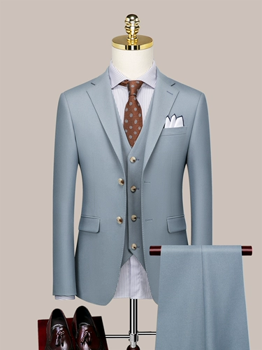 Мужской модный классический костюм, пиджак классического кроя, свадебное платье, в корейском стиле