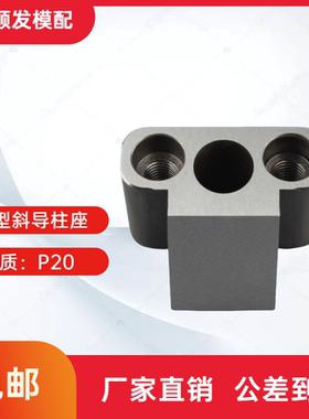 模具标准件T型斜导柱固定座 直径12-30斜度16-22滑块铲基宁海标准