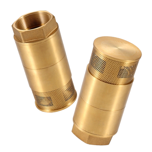 DN40双门底阀加油机止回阀过滤网1.5寸2寸3寸油罐底阀