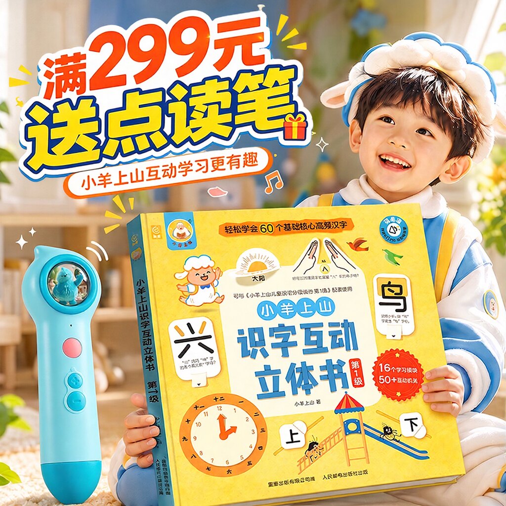 小羊上山点读笔好玩有趣涨知识图片