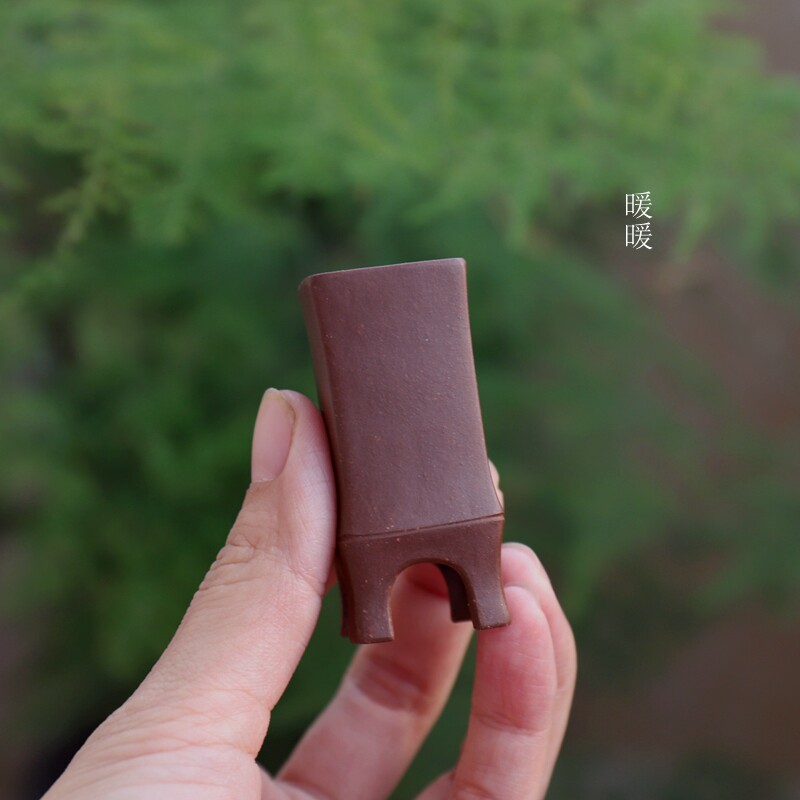 『小竹节』原矿清水泥 全手工制作 作者吴化明