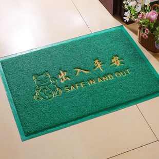 绿色门口地垫蓝色入户门垫灰色耐脏易清洗进门垫户外除尘刮泥蹭土