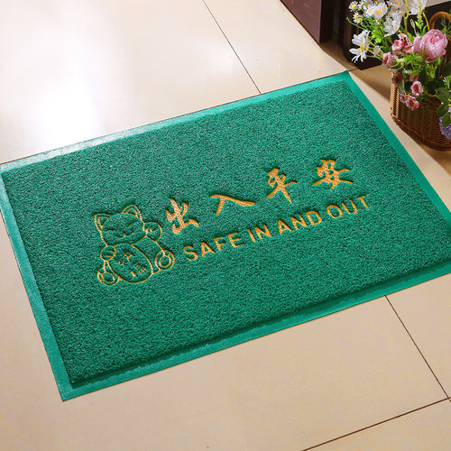 绿色门口地垫耐脏易清洗多色可选