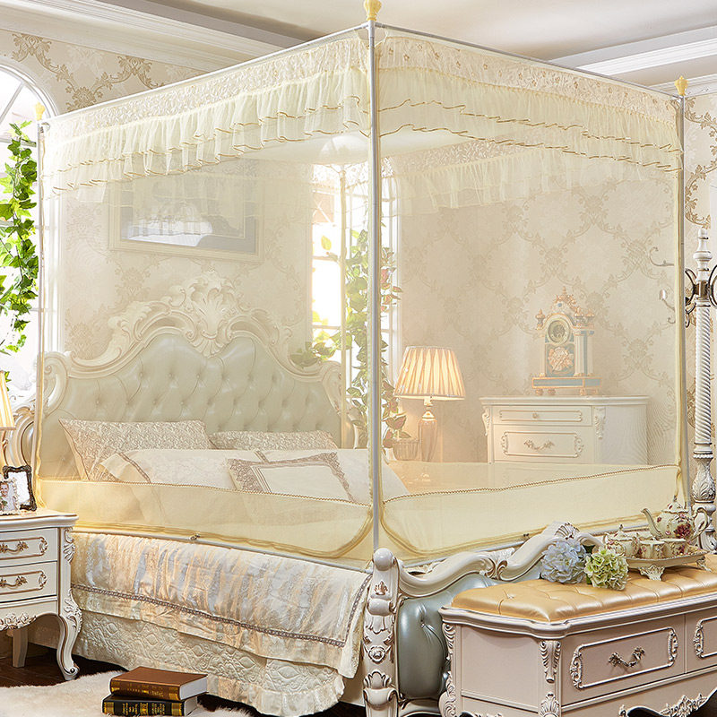 2023新款儿童防摔蚊帐家用卧室蒙古包免安装纹账婴儿防止掉床1米8