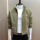 2025新款 夹克潮流外套外衣 帅气立领男士 休闲刺绣时尚 百搭修身