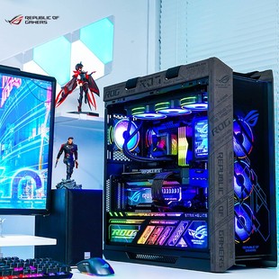 华硕ROG太阳神i7 RTX4070猛禽水冷玩家国度定制全家桶主机 14700