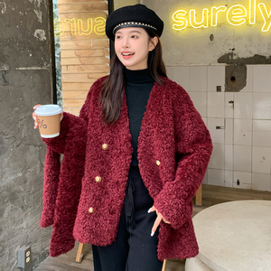 【现货】环保皮草外套配围巾 2466-P215-K328，女装皮草，柏妮丝绮