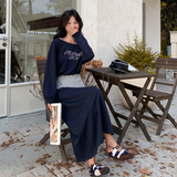 【现货】假两件卫衣套装裙2550-P155-K228，女装卫衣/绒衫，柏妮丝绮