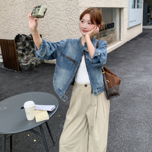 【现货】休闲宽松牛仔外套 2560-P135-K198，女装短外套，柏妮丝绮