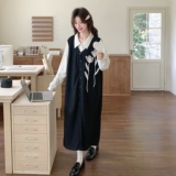 【现货】立体花朵假两件衬衫连衣裙2603-P145-K238，女装连衣裙，柏妮丝绮