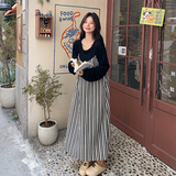 【现货】假两件针织拼接连衣裙2452-P135-K198，女装连衣裙，柏妮丝绮