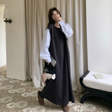 【新款】假两件连衣裙2602-P145-K238，女装连衣裙，柏妮丝绮