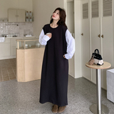 【新款】假两件连衣裙2602-P145-K238，女装连衣裙，柏妮丝绮