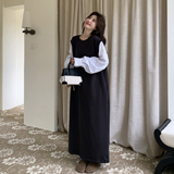 【现货】假两件连衣裙2602-P145-K238，女装连衣裙，柏妮丝绮