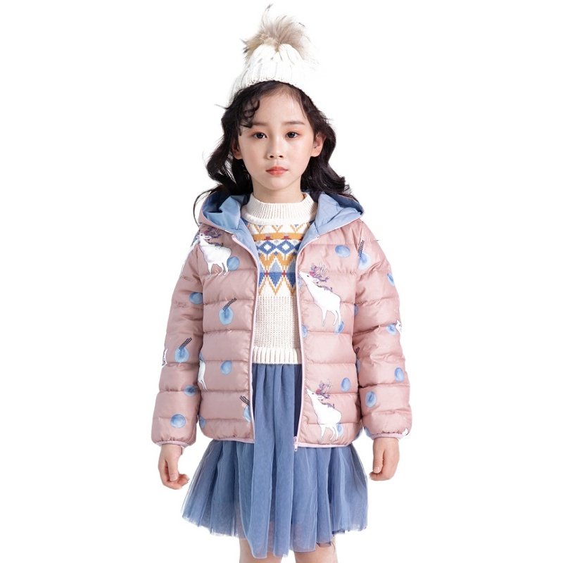 德蒙斯特轻薄新款女孩国潮羽绒服