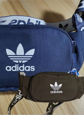 adidas originals  串标背带经典大Logo 包 橄榄绿 HD7168 HD7167
