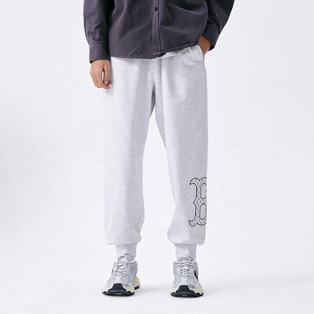 MLB 品牌logo字母印花宽松休闲舒适束脚针织 3APTM0151-43MGL