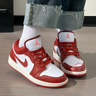 AJ1休闲鞋 新款 本命年红色运动鞋 板鞋 160 NIKE耐克女鞋 FJ3465 冬季