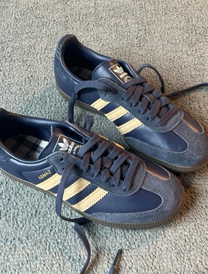 adidas originals Samba OG正品德训鞋男女同款低帮休闲鞋JR0894