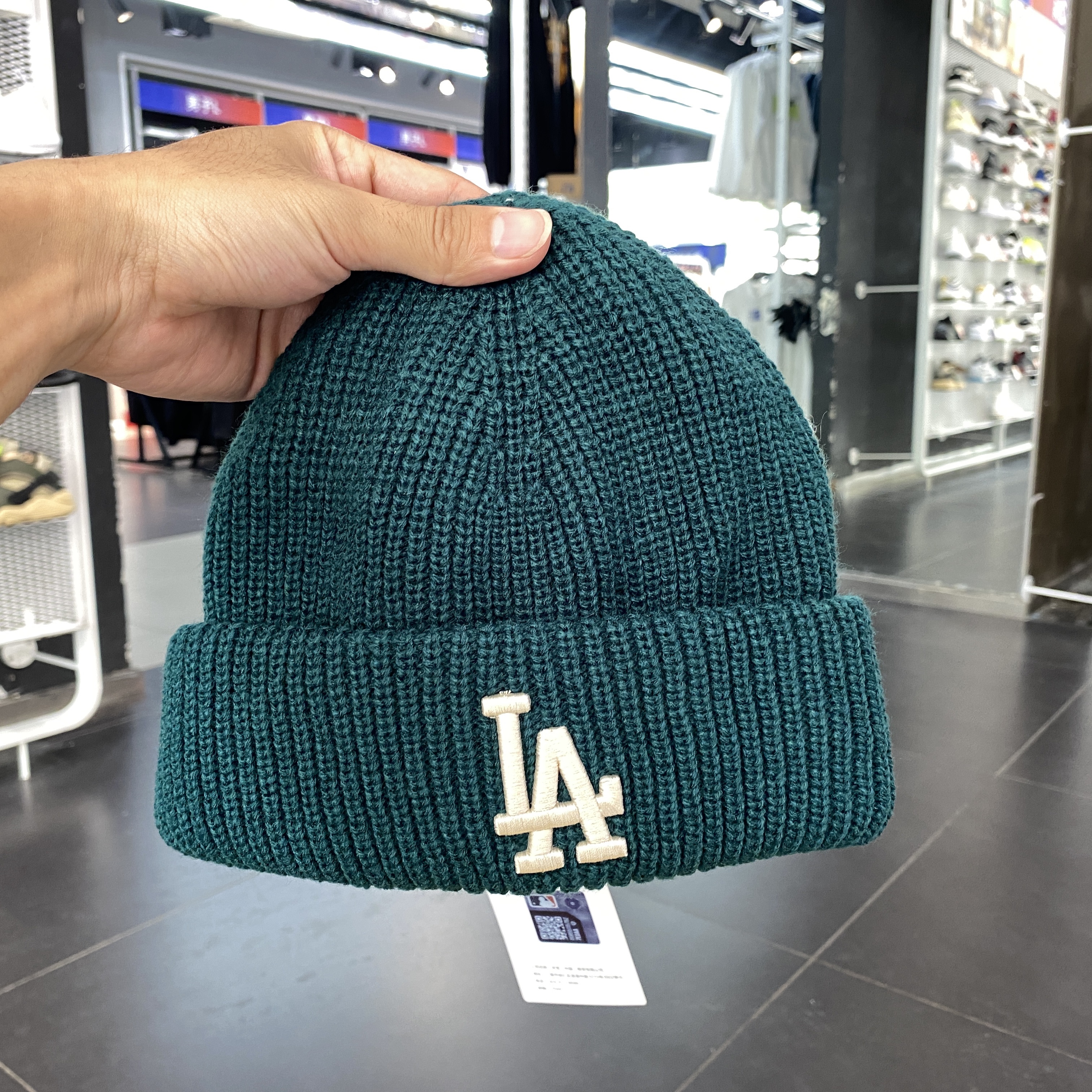 MLB男女毛线帽羊毛运动休闲针织帽时尚秋冬3ABNM0736-07GND