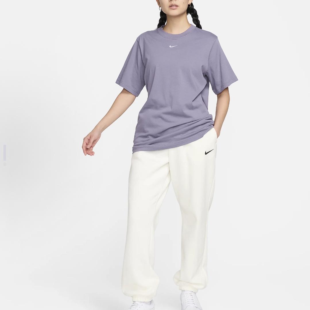 耐克正品2025新款女士宽松透气运动短袖T恤FD4150-509