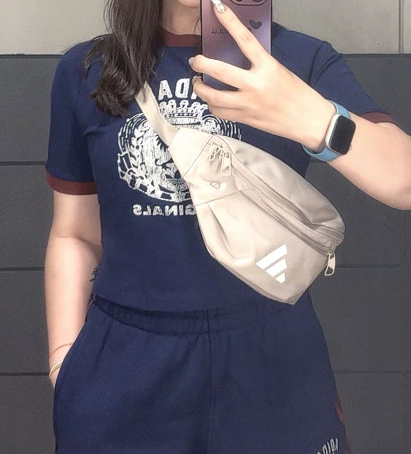 阿迪达斯正品2025新款男女同款时尚百搭休闲单肩斜挎包JM7156