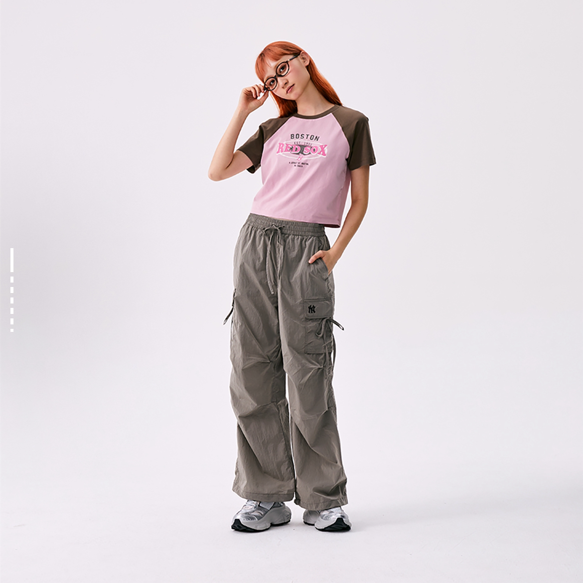 MLB  经典复古运动舒适百搭休闲时尚字母印花短款3FTSV0853-43PPM