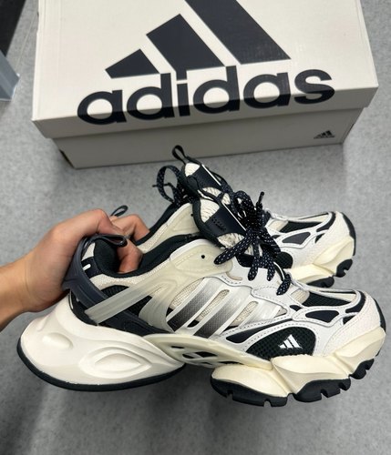 阿迪达斯跑步鞋男鞋女鞋秋冬新款复古运动鞋厚底赛博机甲鞋JR0577