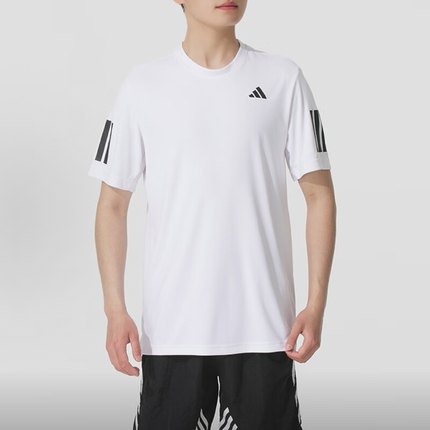 阿迪达斯adidas 正品男子运动休闲短袖T恤JE0413