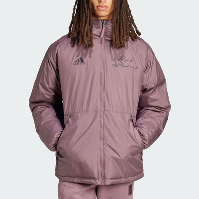 ADIDAS阿迪达斯男冬运动皇马足球文化保暖连帽羽绒服IT3770