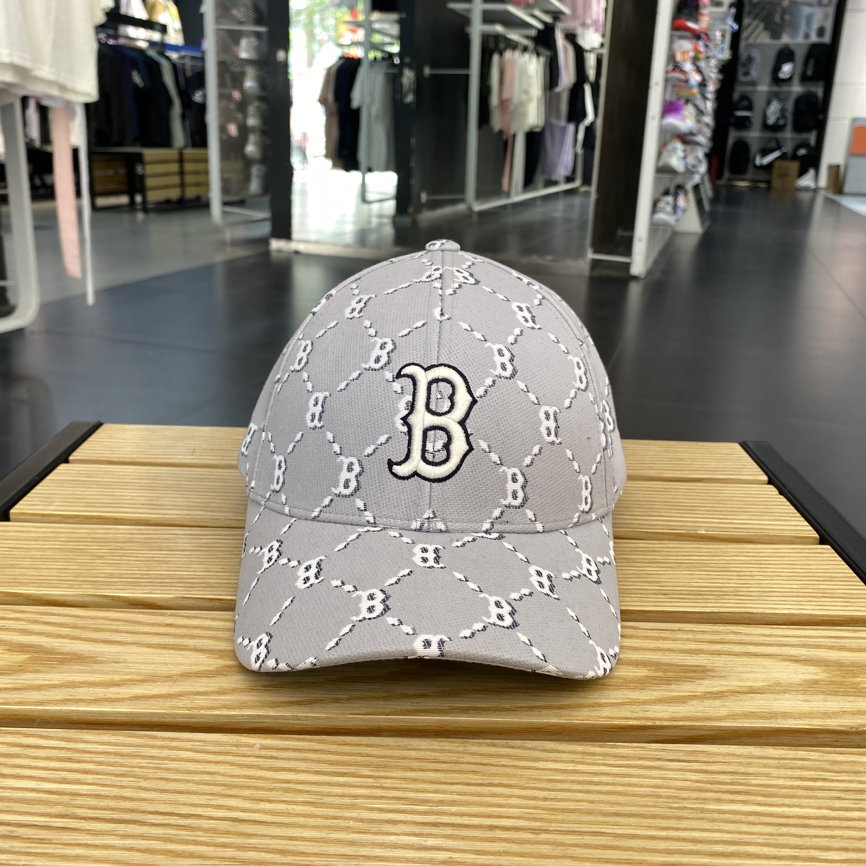 MLB正品秋冬新款男女同款棒球帽鸭舌帽3ACPM032N-43GRS
