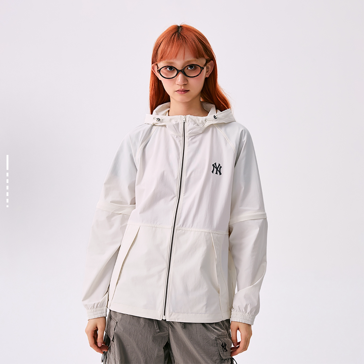 MLB正品2025年新款男女情侣款运动休闲棉服外套3AWJB0153-50IVS