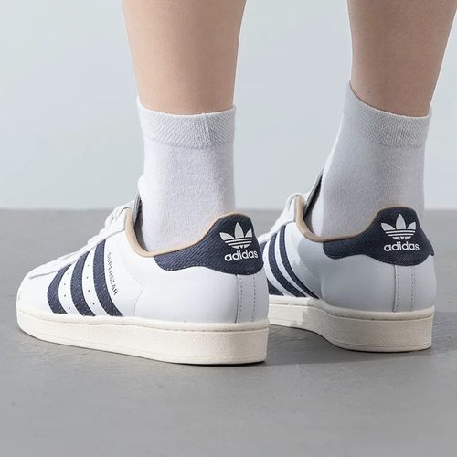 阿迪达斯三叶草男女鞋2024秋季新款SUPERSTAR贝壳头运动鞋 ID4685