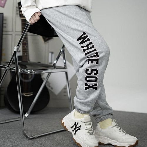 MLB 芝加哥白袜队  百搭舒适字母束脚休闲裤 男女3APTV0141-44MGS