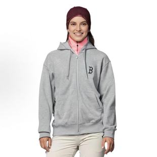 灰色3ATRM0544 情侣款 43MGS 卫衣男女同款 MLB字母印花连帽拉链长袖