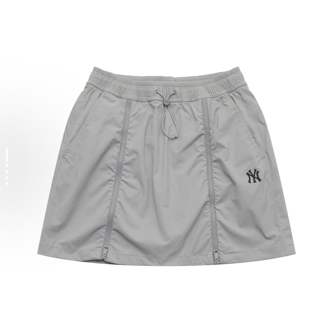 MLB SS25 防晒凉感刺绣logo短裙 女款 浅灰色3FSKB0753-50GRL