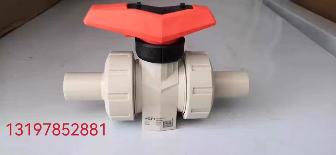 瑞士+GF+  PPH双由令球阀PP 对焊式 大小头由令三通法兰水管配件