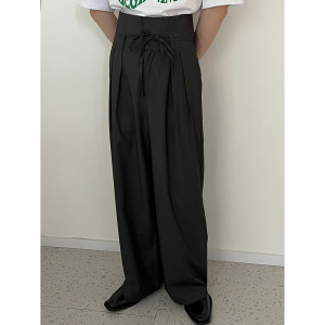 1110-TZ96K-P125 新款设计款高腰条纹休闲裤 宽松直筒西裤，男装西裤，星座1110