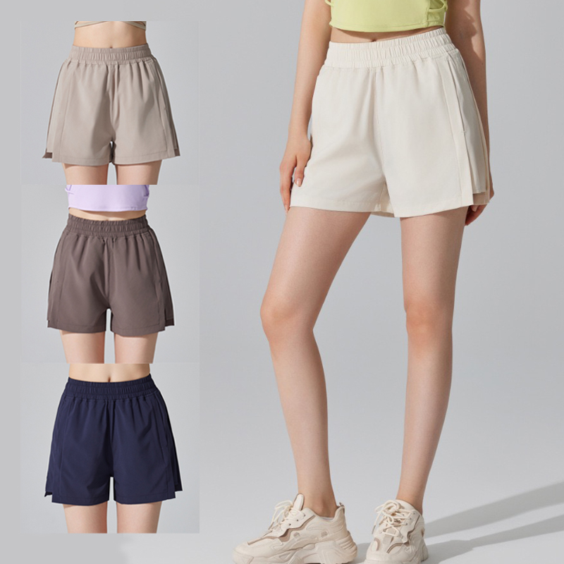 跑步跳操三分裤速干侧口袋运动