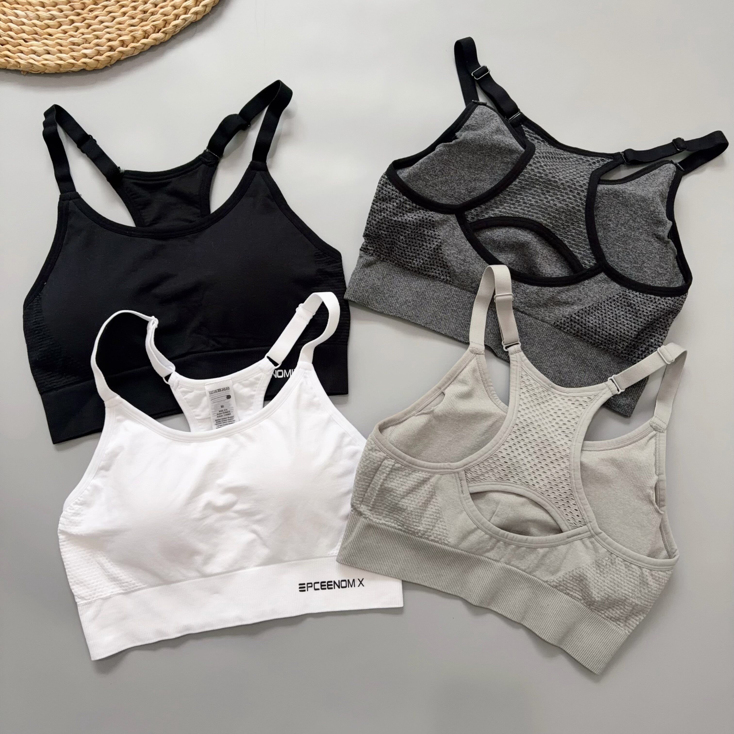 断码处理 可调节肩带全包裹女速干透气防震运动文胸健身瑜伽内衣