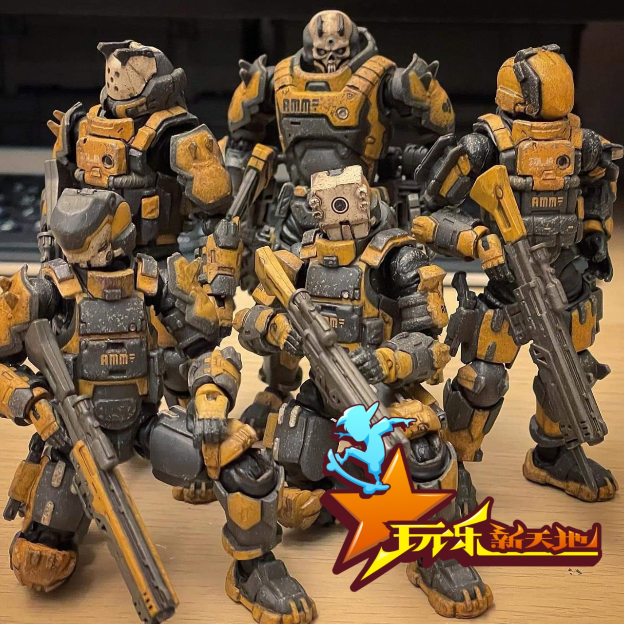 酸雨战争3.75寸1/18FAV-A72梅森A73黄蜂队长A74胡蜂先锋A75 MKL2a