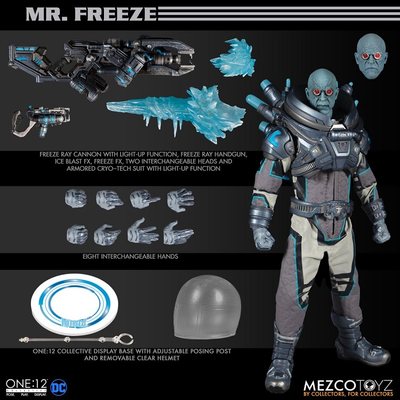 Mezco ONE:12 急冻人 先生DC蝙蝠侠反派6寸 可发光豪华版可动人偶