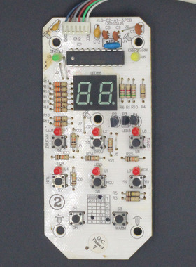 适用创迪老板洛Bei等电压力锅配件YLG-02-A1控制面板灯板显示板