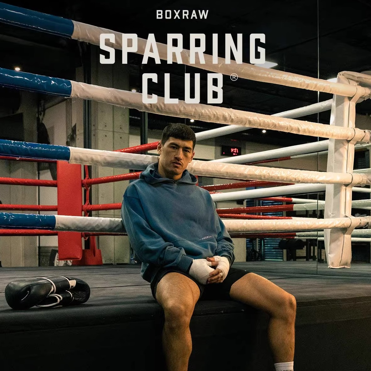 【BOXRAW】Sparring Club Oversized Hoodie比沃尔同款 连帽衫
