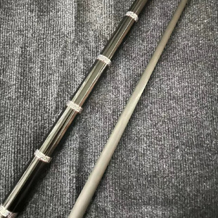 奥斯本黑科技分体杆征途3慢八牙复刻镶嵌银环大头杆03黑八兹图三