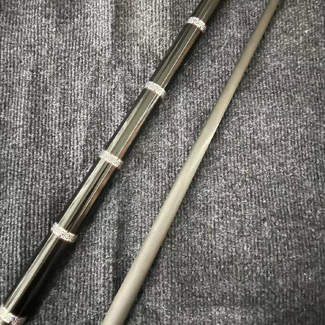 奥斯本黑科技分体杆征途3慢八牙复刻镶嵌银环大头杆03黑八兹图三